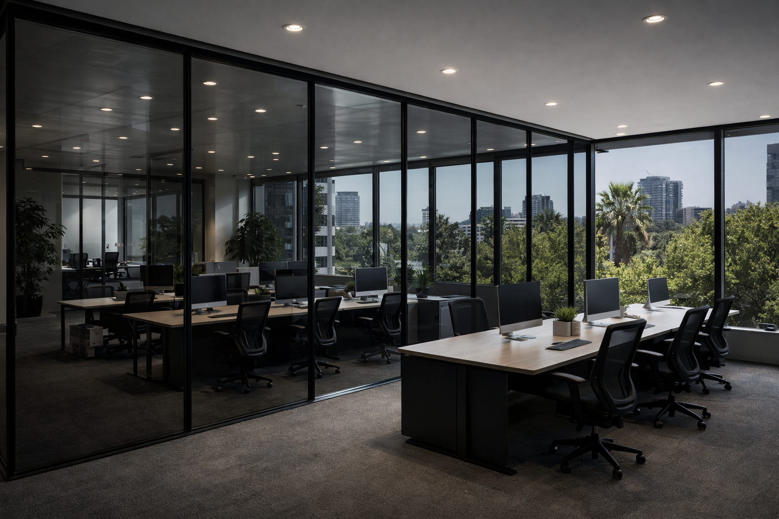 Office after tinting